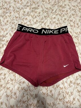 Girl’s XL Maroon Nike Pro Training Shorts